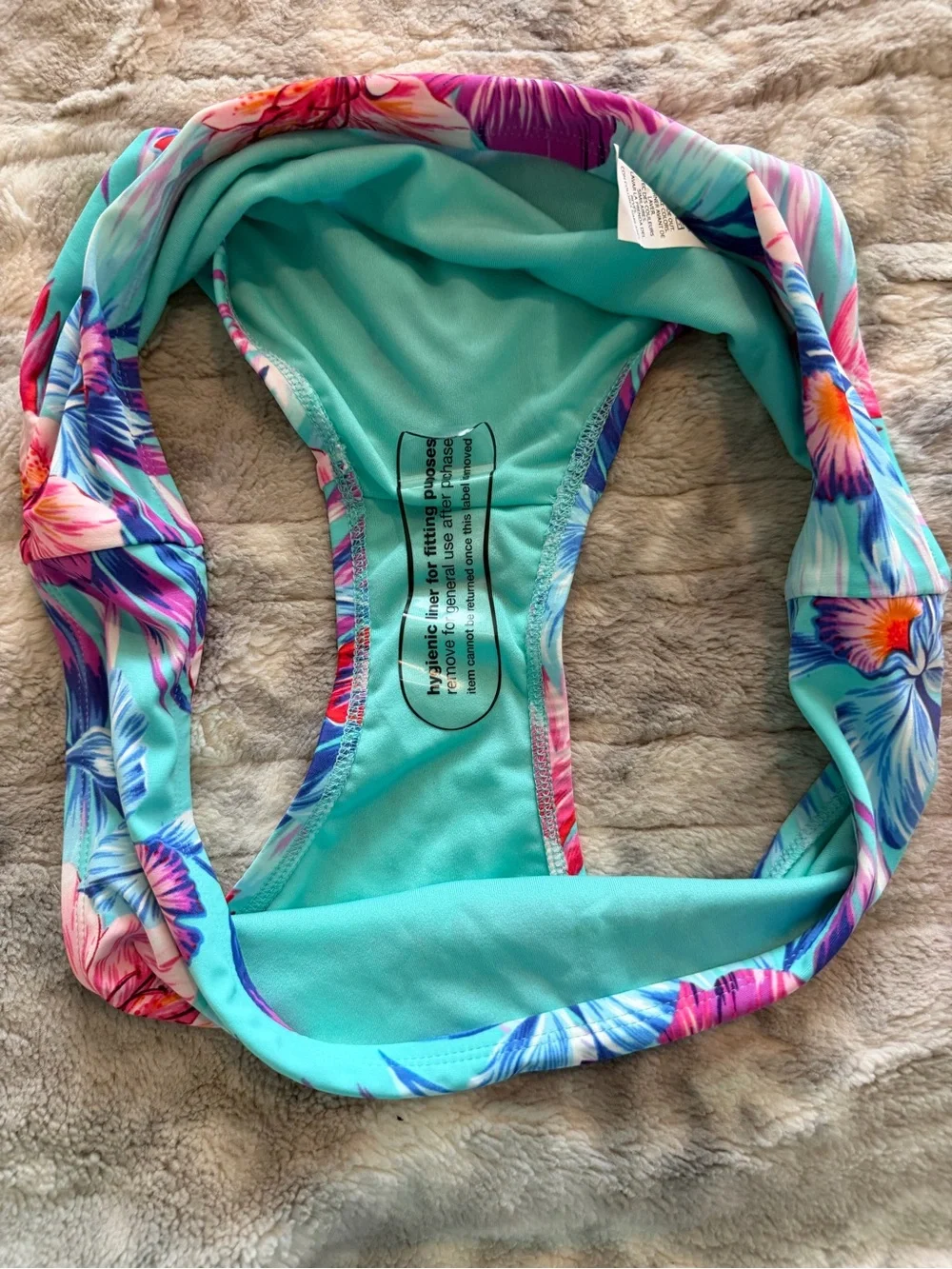 Sugar & Jade Floral Ruffle Two-Piece Girls Swim Set XXL 20/22 NWT